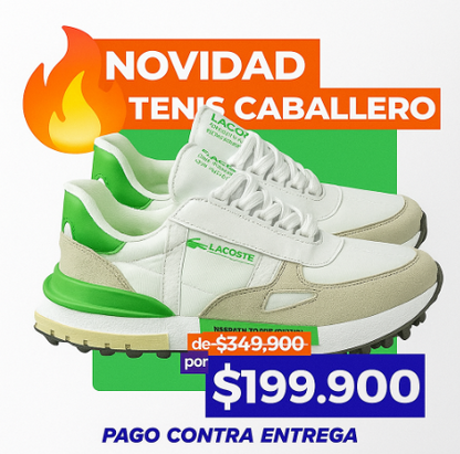 Tenis Caballero Lacoste - Coleccción Nueva [40% DE DESCUENTO SOLO HOY]